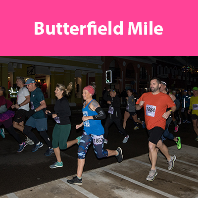 Butterfield Mile Runners on Front Street in Bermuda